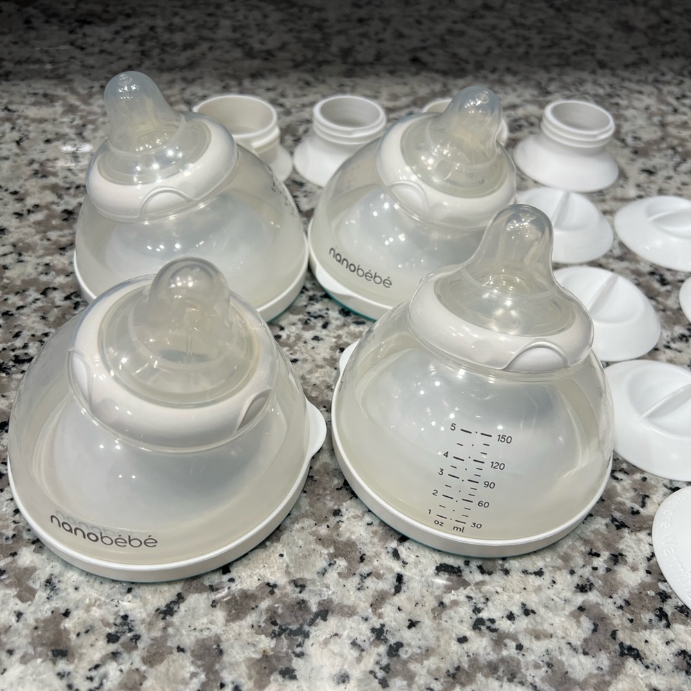 Nanobébé Baby Bottles - White